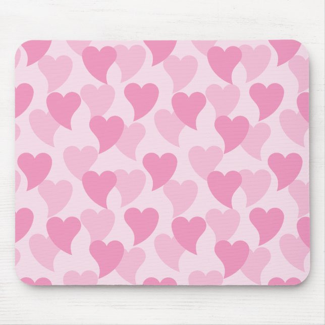 Fina Hearts Seamless Mönster Musmatta (Framsidan)