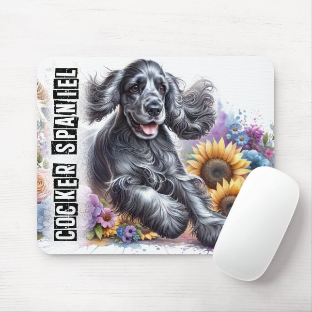 Fina Hundraser/Cocker Spanska Hund Musmatta (Med mus)
