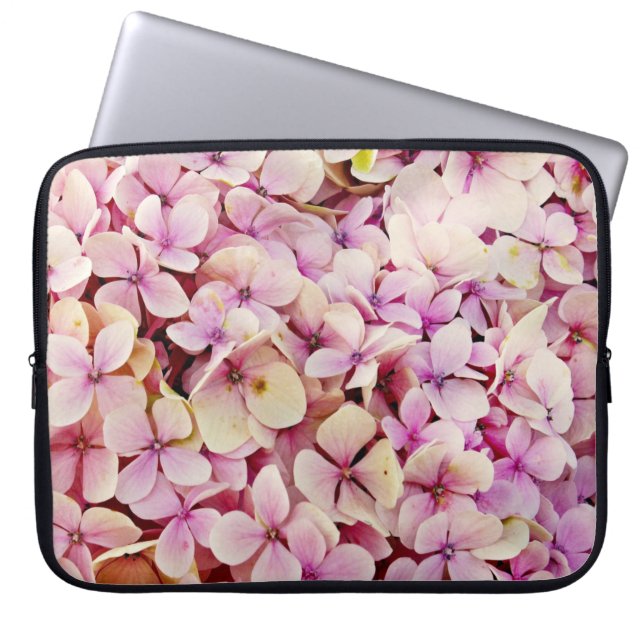 Fina Hydrangea Flowers Laptop Fodral (Framsidan)