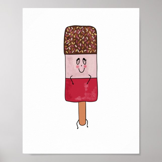 Fina ispinnen, iskaramell tema poster (Framsidan)