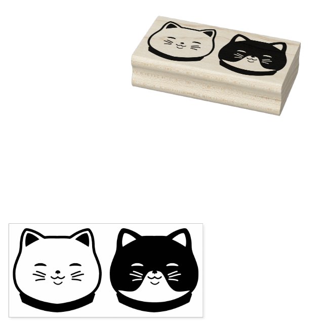 Fina katter stämpel (Stämplad)