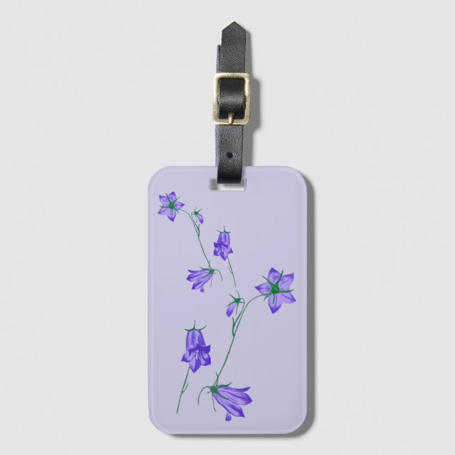Fina klockblommor bagagebricka (Framsida vertikal)
