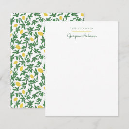 Fina leemons Personal Stationery Anteckningskort