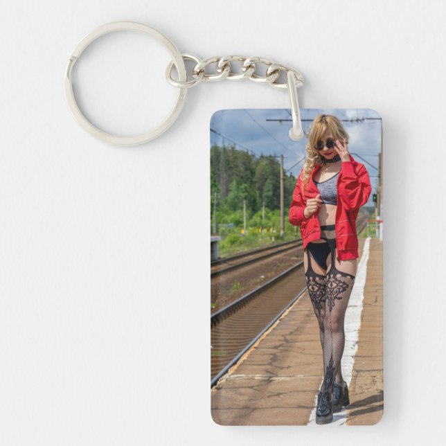 Fina Lingerie Model Photo KeyChain (Framsidan)