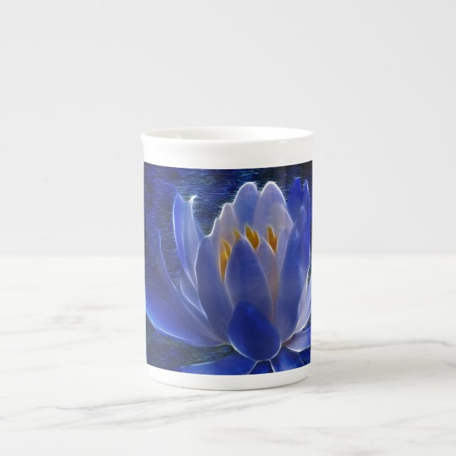 Fina Lotus blommor Benporslin Mugg (Framsidan)
