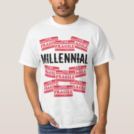 Fina Millennieetiketter, var snäll och hantera dem Tee