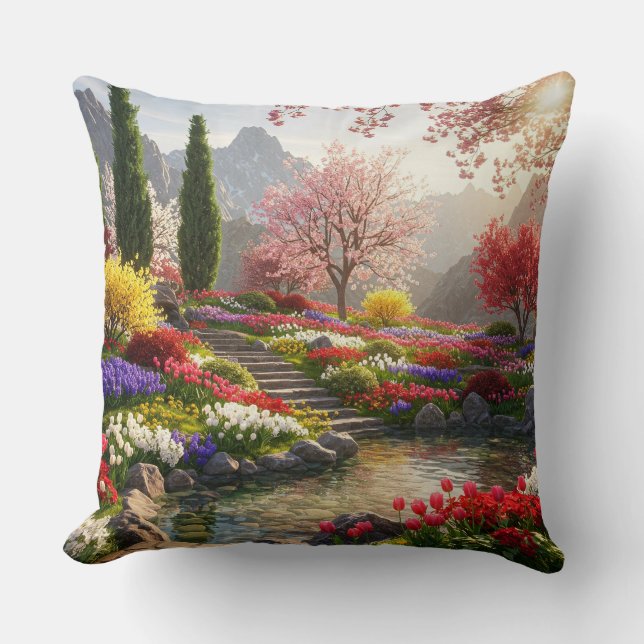 Fina Mountain Garden Kudde (Framsida)