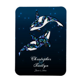 Fina Orca Whales Bröllop Magnet