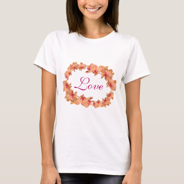Fina orchider t-shirt (Framsida)