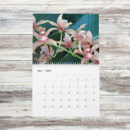 Fina Orchids-Blommigt - foto Kalender