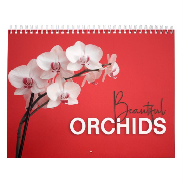 Fina Orchips med Notes Wall Calendar Kalender (Omslag)