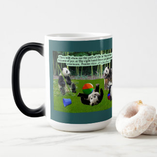 Fina Panda Scripture Psalms 16:11 Magisk Mugg