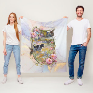 Fina pekare med fasaner fleecefilt