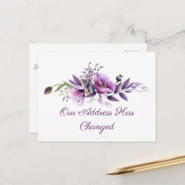 Fina poppies Byte av Adress Vykort