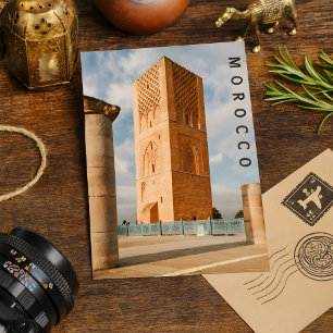 Fina Rabat Torn Marockos arkitektur Vykort