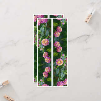 Fina Rosa Flowers Två Bokmärken