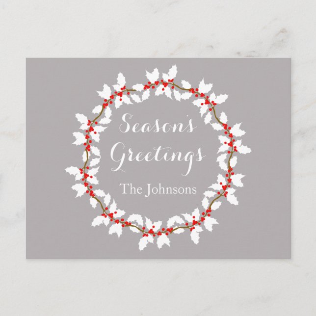 Fina Säsonhälsningar Vykort (Framsida)