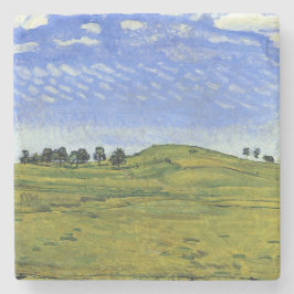 Fina schweiziska Alpernor Landskap (Ferdinand Hodl Stenunderlägg