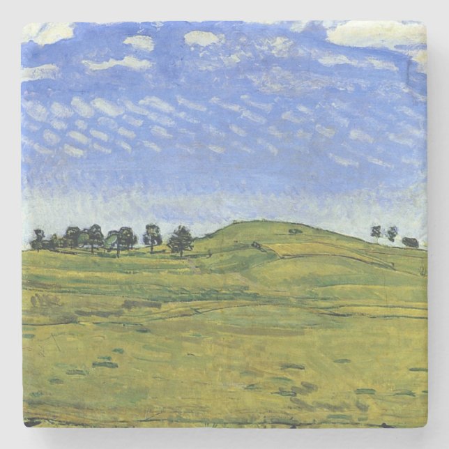 Fina schweiziska Alpernor Landskap (Ferdinand Hodl Stenunderlägg (Framsidan)