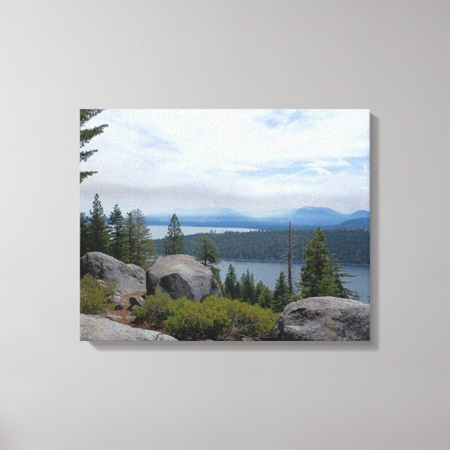 Fina Sjö Tahoe Scenery Canvastryck (Framsida)