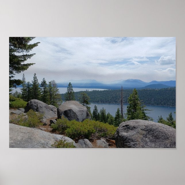 Fina Sjö Tahoe Scenery Poster (Framsidan)