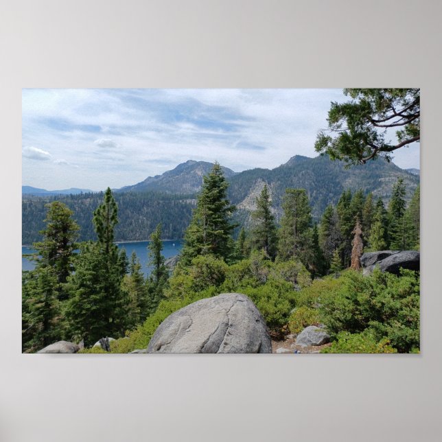 Fina Sjö Tahoe Scenery Poster (Framsidan)