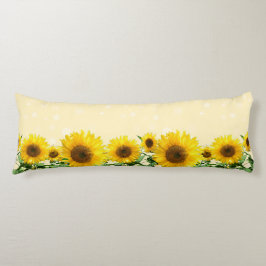 Fina solblommor Body Pillow Kroppskudde