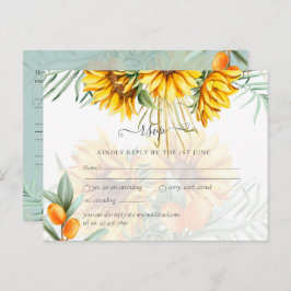 Fina Sunblommor Pampas Grass Bröllop Vykort