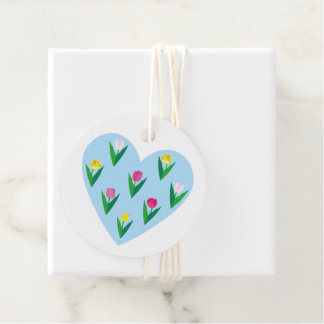 Fina tulpaner. Favorittaggar Gåvor Etiketter