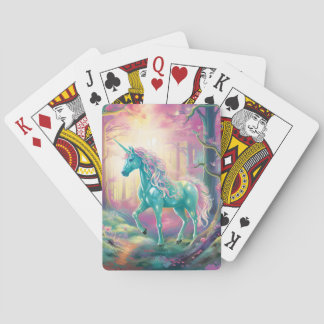 Fina Unicorn Enchanted Forest Spelekort Casinokort