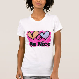Fina vattenfärghjärtor t shirt
