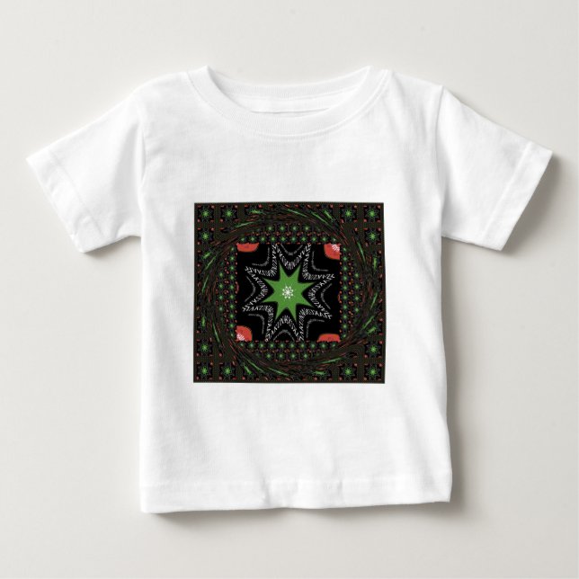 Fina, vitroande stjärnor, bakgrund Skriv ut vektor T-shirt (Framsida)