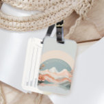 Fina Wanderlats Mountain Landscape Travel Bagagebricka<br><div class="desc">Ett vackert bergslandskap gör bagaget märkbart för perfekten för äventyr älskare och världsresenärer.</div>