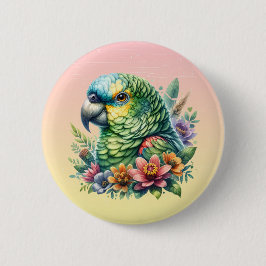 Fina Watercolor Amazon Parrot Knapp