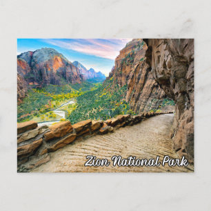 Fina Zion National Park, Utah, USA Vykort