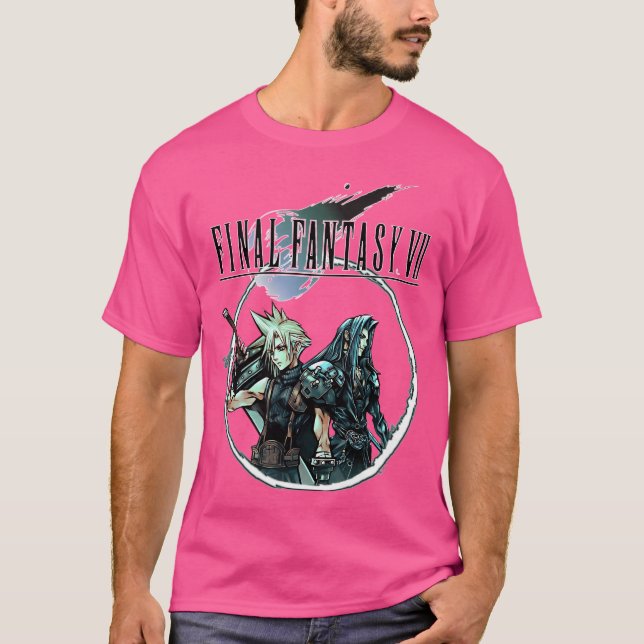 Final Fantasy Vii - Cloud Sephiroth T Shirt (Framsida)
