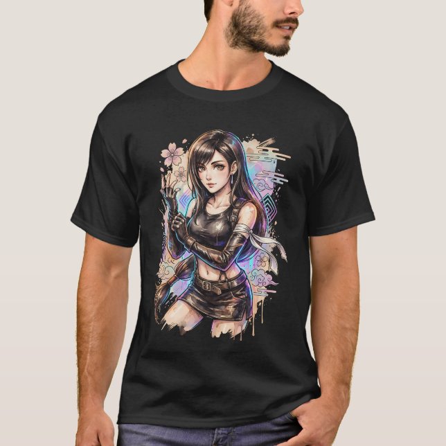 Final Fantasy VII Tifa Lockhart Rebirth Gorgeous B T Shirt (Framsida)