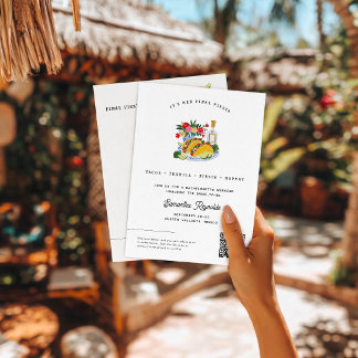 Final Fiesta Bachelorette Weekend Invitation Inbjudningar