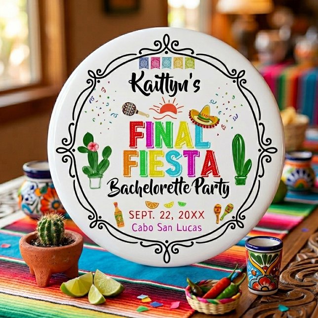 Final Fiesta Mexicana Bachelorette Party Knapp (Skapare uppladdad)