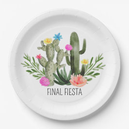 Final Fiesta Party Paper Plates
