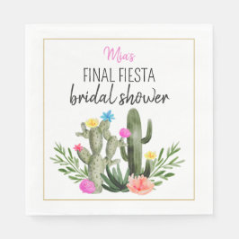Final Fiesta Personalized Napkin Pappersservett