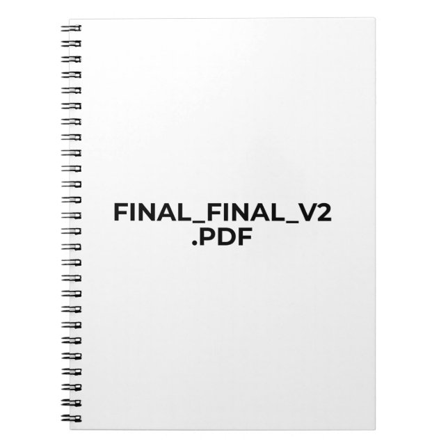 FINAL_FINAL_V2.PDF Minimalistisk designernotblock Anteckningsbok (Framsidan)