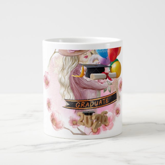 Finally! Class of 2026 Graduate Jumbo Mugg (Framsidan)