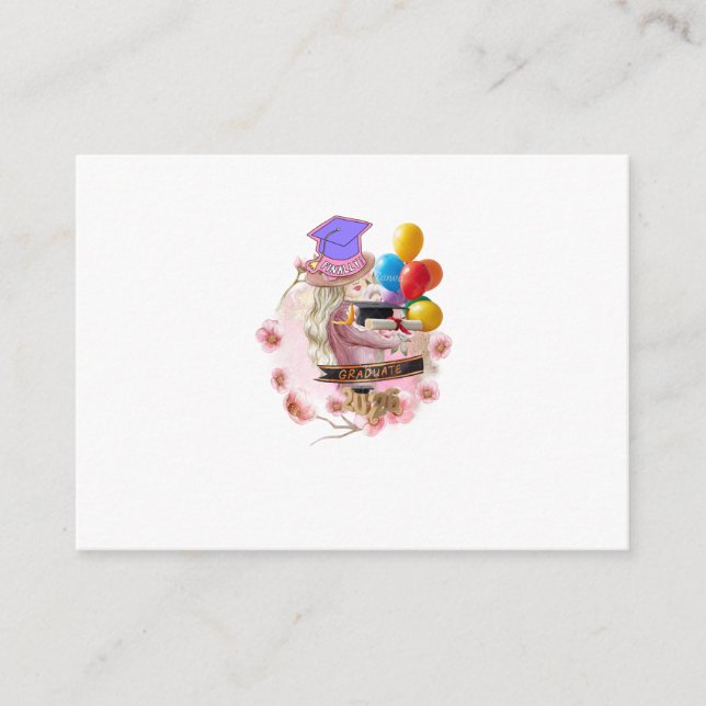 Finally! Class of 2026 Graduate Tilläggskort (Framsida)