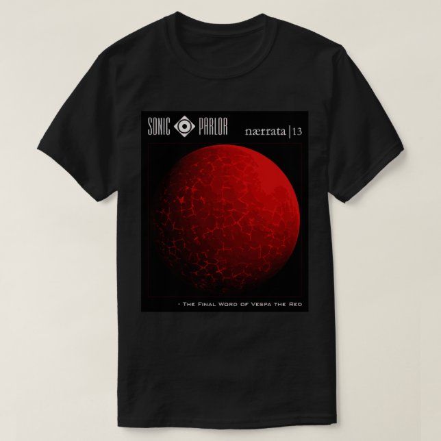 Finalord av vespaen det rött tee (Design framsida)