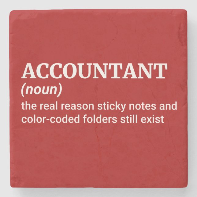 Finance Nerd Humor Stenunderlägg (Framsidan)