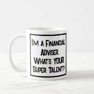Financial Adviser Toppen Talent. Kaffe Mugg