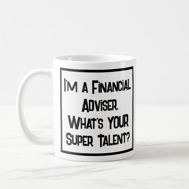 Financial Adviser Toppen Talent. Kaffe Mugg (Vänster)