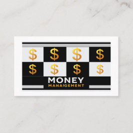 Financial Advisor Wealth Management Money Strategy Visitkort
