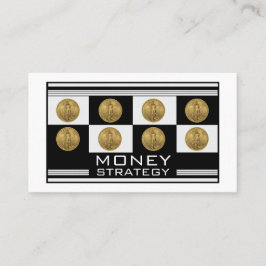 Financial Advisor Wealth Strategy Money Management Visitkort